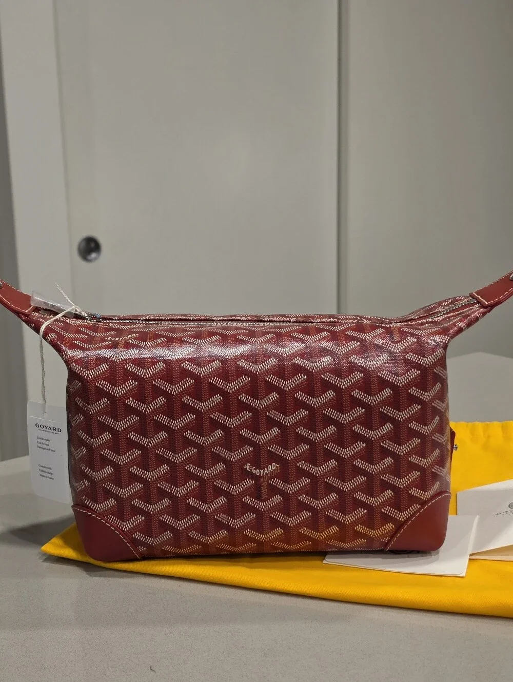 Goyard Red Toiletry Pouch